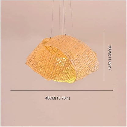 Hand-Woven Boho Chic Chandelier 🌿 | Natural Wicker Pendant Light 🌟 | Perfect for Living Room, Dining Room, or Bedroom Décor 🏡