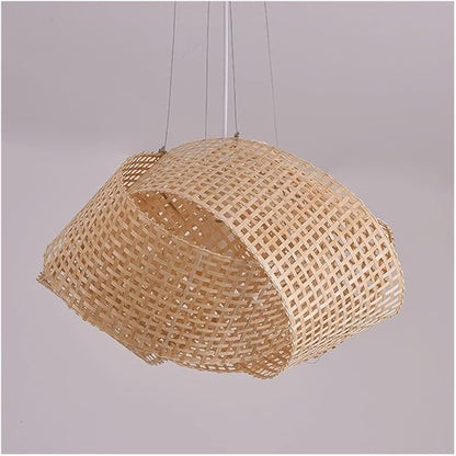 Hand-Woven Boho Chic Chandelier 🌿 | Natural Wicker Pendant Light 🌟 | Perfect for Living Room, Dining Room, or Bedroom Décor 🏡