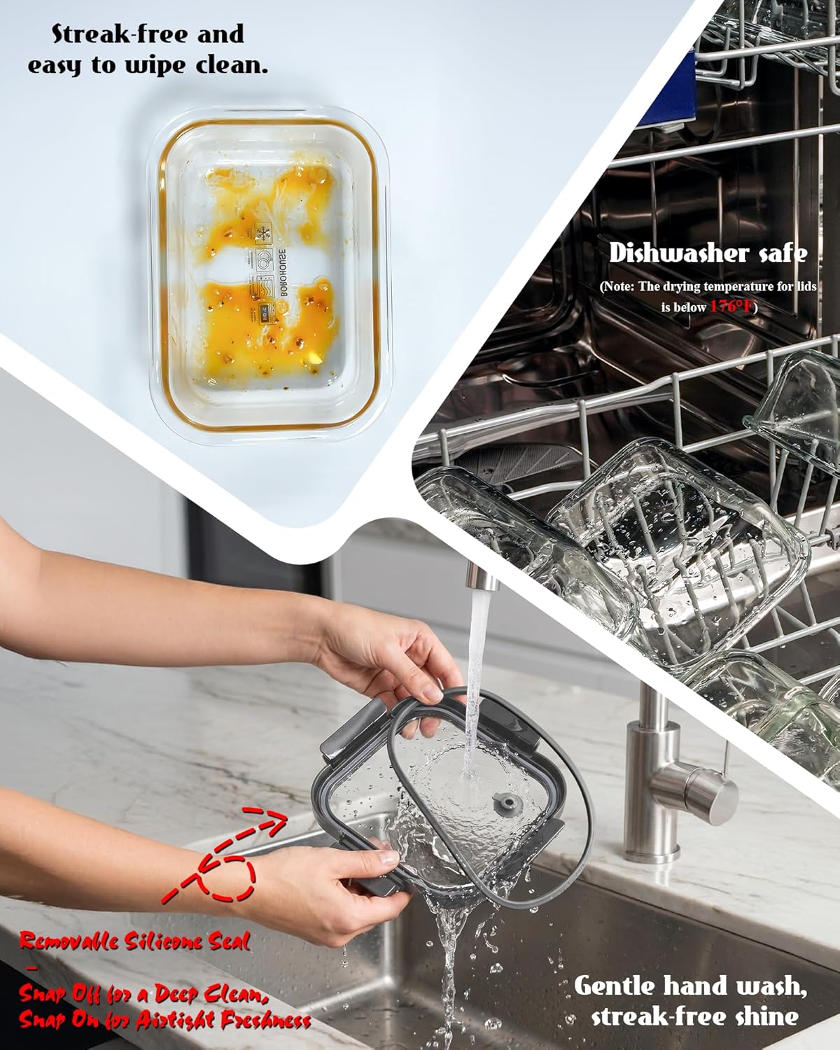 12-Pack Premium Glass Storage Containers 🥄 | Airtight, Leakproof & Microwave Safe | Perfect for Meal Prep & Organization 🍱🍴